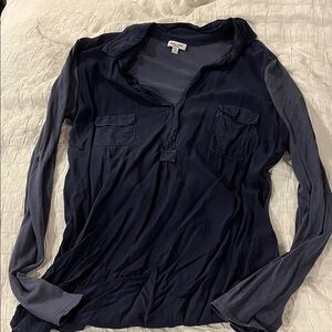 Splendid Gray Lace Women's Blouse